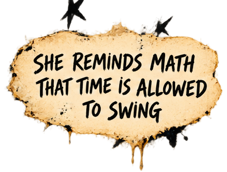 She reminds Math that time is allowed to swing